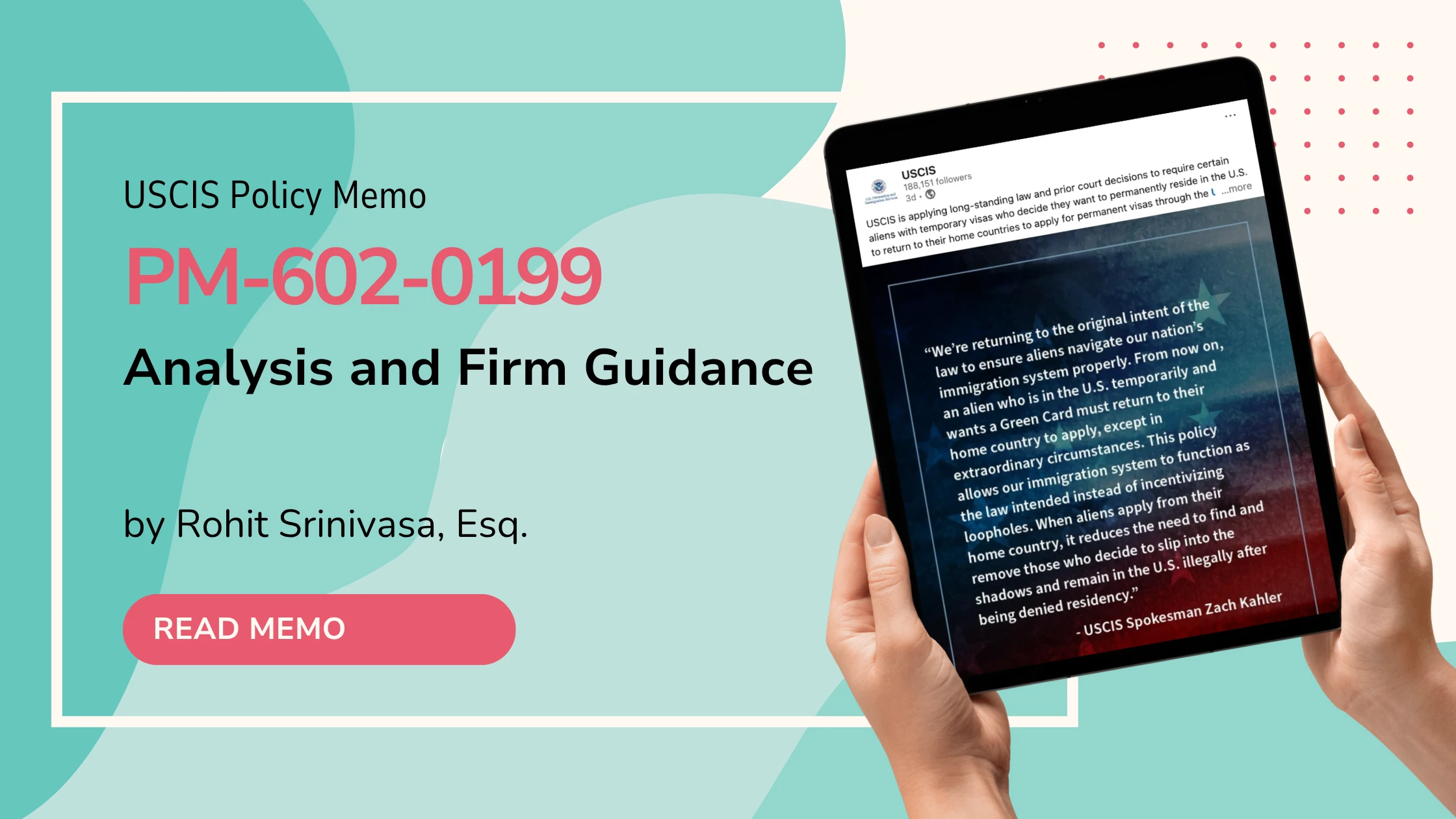 USCIS Policy Memo PM-602-0199 - Analysis and Firm Guidance